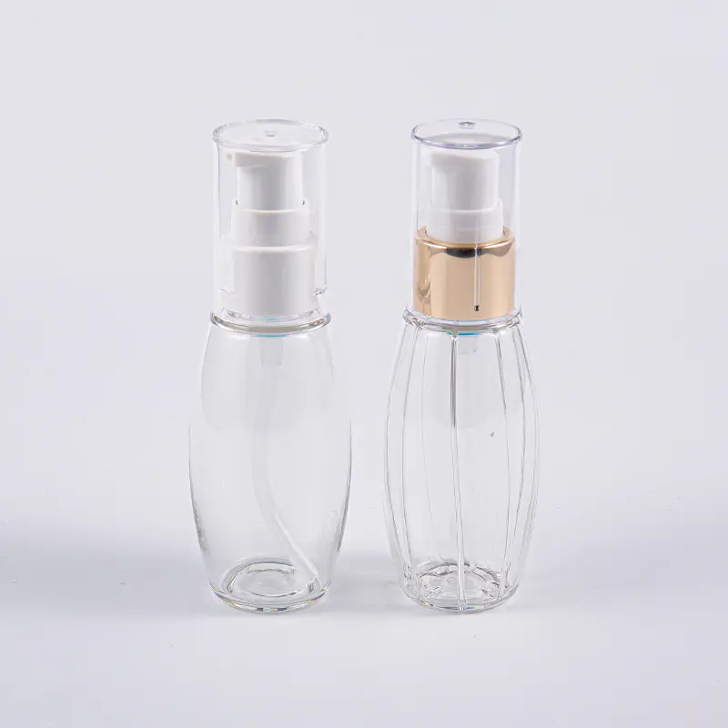 Uso in viaggio Flacone a forma di palla in PETG da 50 ml con pompa