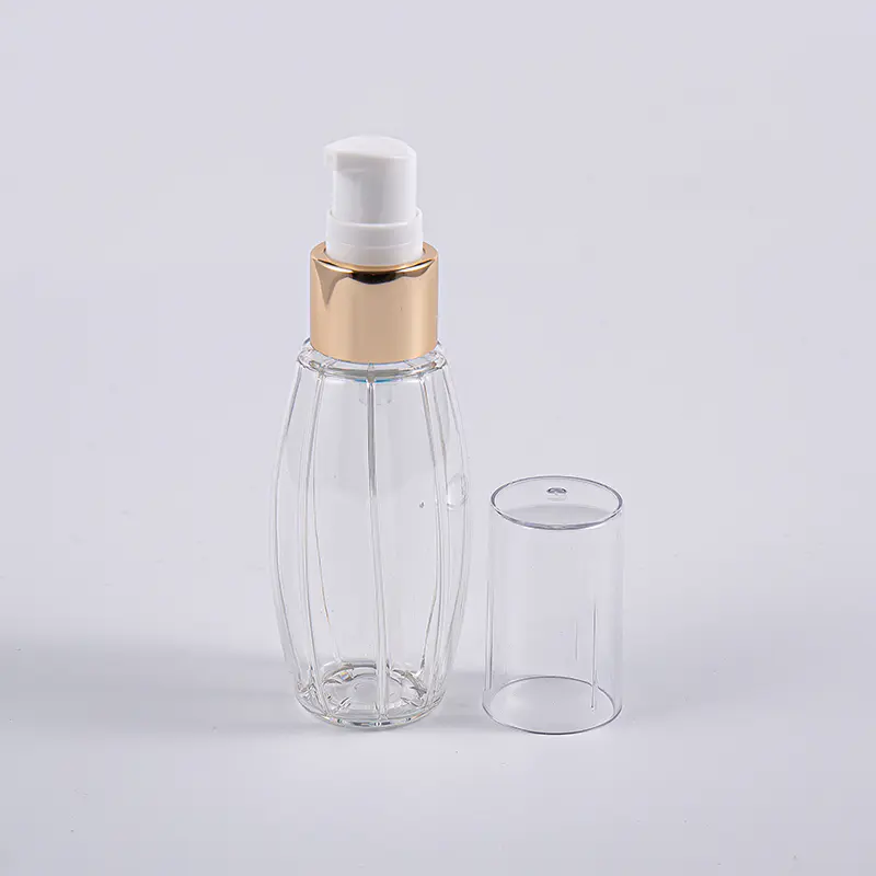 Uso in viaggio Flacone a forma di palla in PETG da 50 ml con pompa Uso in viaggio Flacone a forma di palla in PETG da 50 ml con pompa