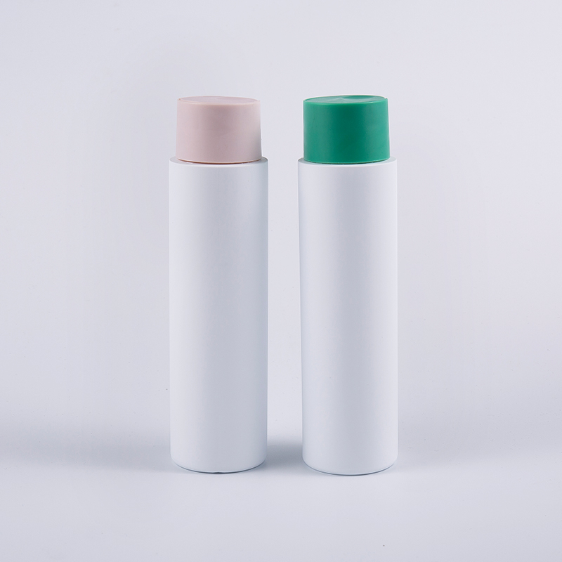 Bottiglie di shampoo detergente di forma rotonda da 360 ml per lavaggi del corpo con tappo a disco