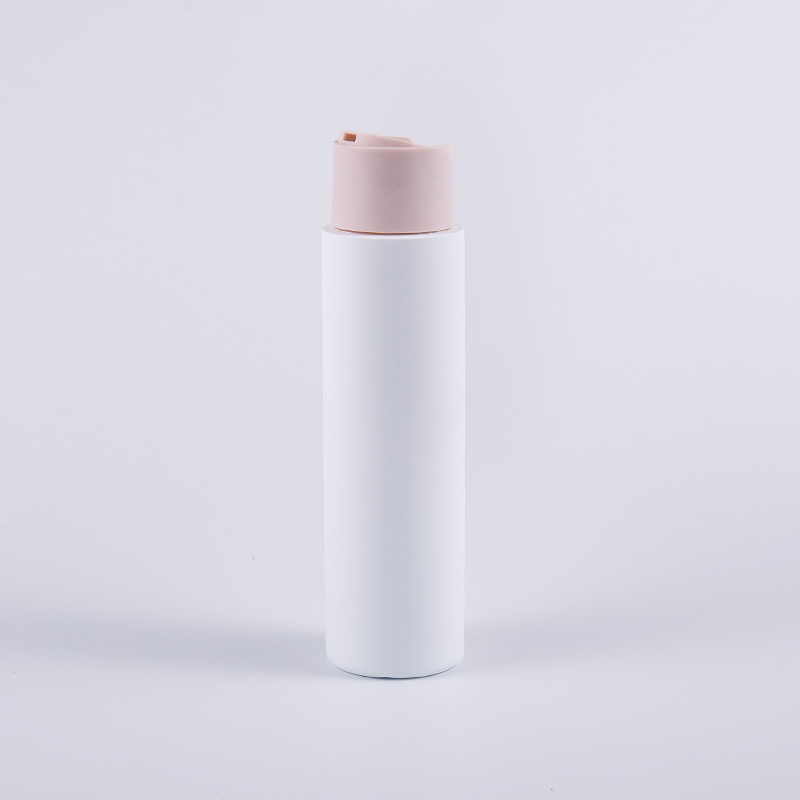 Bottiglie di shampoo detergente di forma rotonda da 360 ml per lavaggi del corpo con tappo a disco