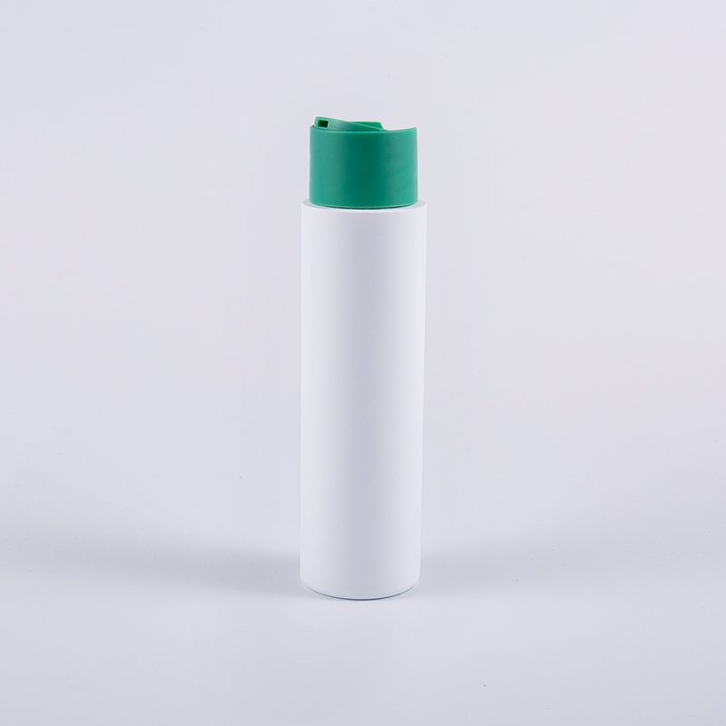 Bottiglie di shampoo detergente di forma rotonda da 360 ml per lavaggi del corpo con tappo a disco