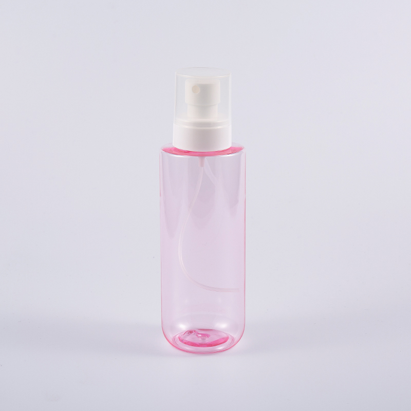 Bottiglie di tonico facciale di colore rosa trasparente da 300 ml
