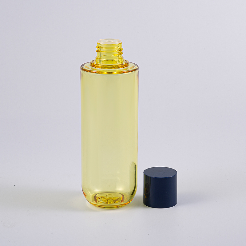 Bottiglia per lozione rotonda da 180 ml di alta qualità con tappo a vite rotondo e piccoli inserti Bottiglia per lozione rotonda da 180 ml di alta qualità con tappo a vite rotondo e piccoli inserti