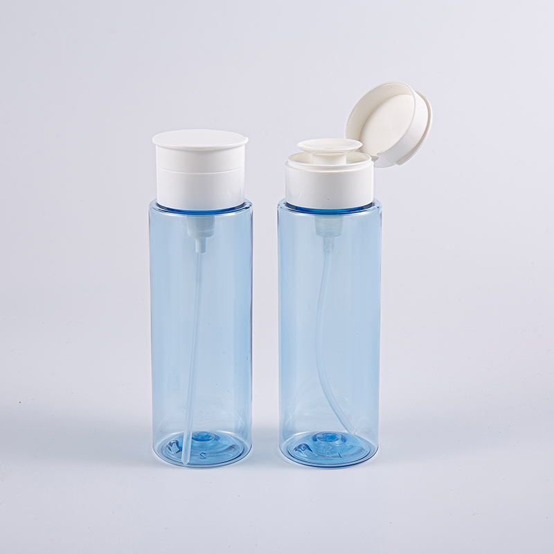 Flaconi struccanti blu trasparenti da 200 ml