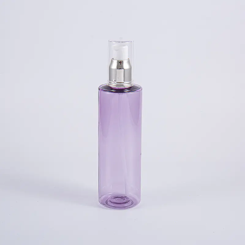 Bottiglie toniche per il viso in PET rotonde da 200 ml
