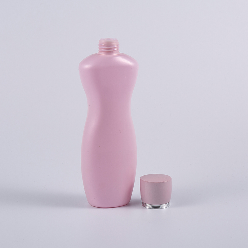 Bottiglia per il lavaggio del bagno con lozione per il corpo in PE da 200 ml di forma ergonomica di colore rosa viola Bottiglia per il lavaggio del bagno con lozione per il corpo in PE da 200 ml di forma ergonomica di colore rosa viola